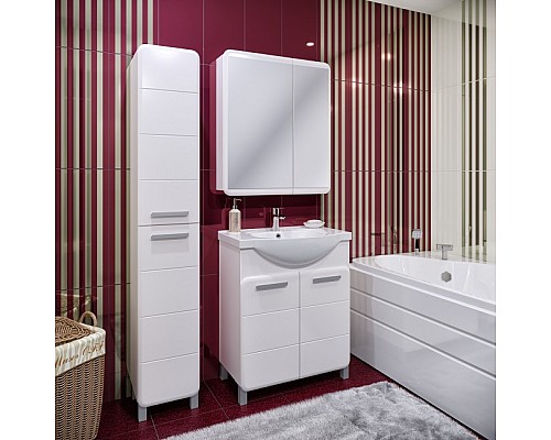 Зеркальный шкаф Runo Эрика 70 УТ000003320