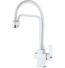 Смеситель для кухонной мойки ZORG Sanitary ZR 341-8 YF WHITE