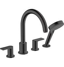 Смеситель на борт ванны Hansgrohe Vernis Blend 71456670 Черный матовый