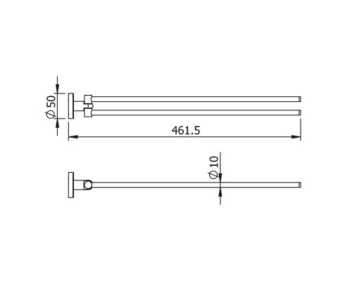 Полотенцедержатель LANGBERGER 11038C