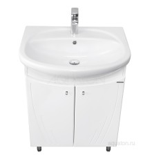 Тумба под раковину Минима Н 65 белый Aquaton 1A104201MN010