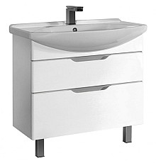 Тумба под раковину Dreja Laguna Plus 105 99.0108 Белый глянец