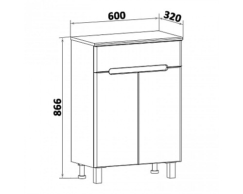 Полупенал Runo Парма 60 00-00001041