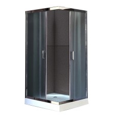 Душевой уголок Royal Bath HP 80х80 с поддоном профиль Хром стекло матовое