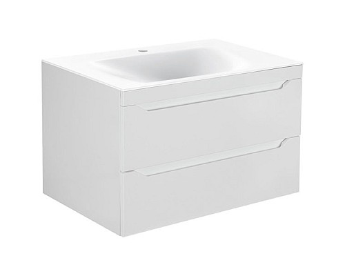 Тумба под раковину Vincea Fine VMC-2F800GW подвесная G.White