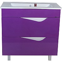 Тумба под раковину Bellezza Эйфория 85 4639114660419 Фиолетовая