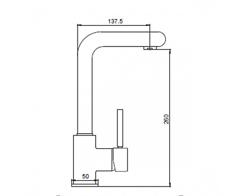Смеситель для кухонной мойки KAISER Vico 30033