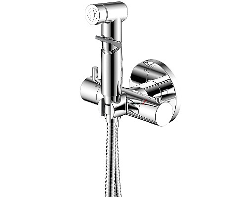 Гигиенический душ со смесителем Rossinka X25-58 с термостатом Хром