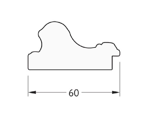 Зеркало Evoform Definite 105х55 Золотые бусы на серебре