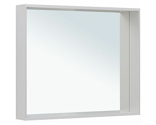 Зеркало Allen Brau Reality 90 1.32019.02 с подсветкой Серебро браш с сенсорным выключателем