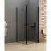 Душевое ограждение NEW TRENDY NEW SOLEO BLACK 2D 80x90x195 (черный)