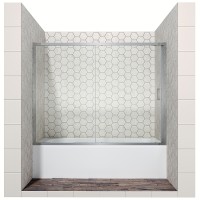 Шторка на ванну Ambassador Bath Screens 150х140 профиль Хром стекло CrystalPure