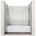 Шторка на ванну Ambassador Bath Screens 150х140 профиль Хром стекло CrystalPure
