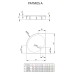 Акриловый поддон для душа Radaway Patmos A 80x80x16 белый