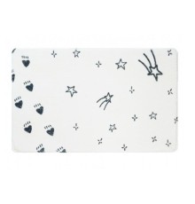 Коврик для ванной Fixsen Teddy Sky белый 50х80см FX-6001S