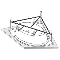 Каркас к ванне VAGNERPLAST Athena 150x150 VPK150150