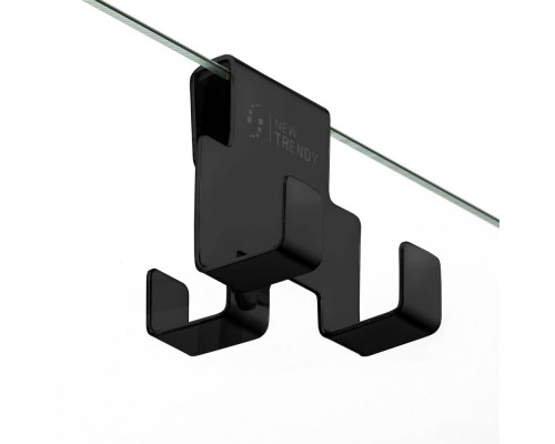 Душевая дверь NEW TRENDY AVEXA BLACK 130x200 EXK-1556 (черный)