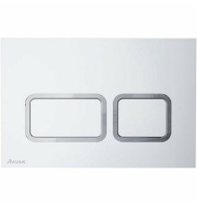 Клавиша смыва Ravak Twin Flat Сатин