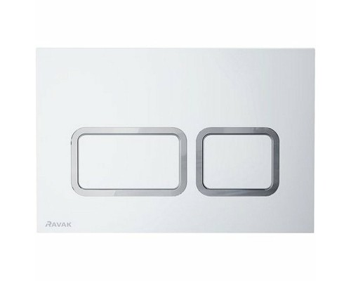 Клавиша смыва Ravak Twin Flat Сатин