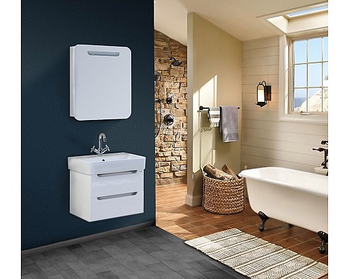 Тумба под раковину Onika Неаполь 60 подвесная Белая