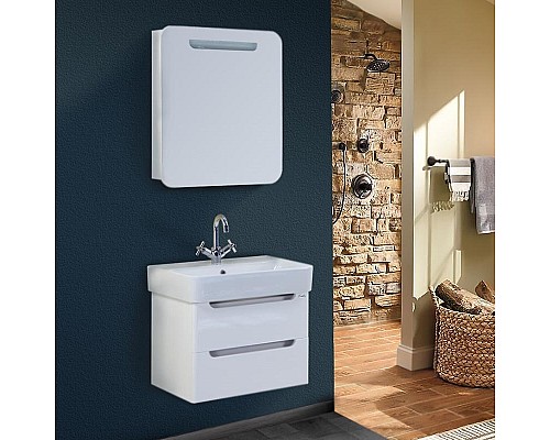 Тумба под раковину Onika Неаполь 60 подвесная Белая