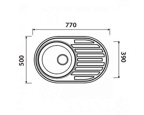 Кухонная мойка KAISER KSS-7750R
