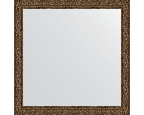 Зеркало Evoform Definite 74х74 BY 3233 в багетной раме - Виньетка состаренная бронза 56 мм