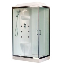 Душевая кабина Royal Bath HP 120х80 с гидромассажем задняя стенка Белая