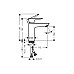 Смеситель для раковины Hansgrohe Talis E однорычажный бронза 71712140