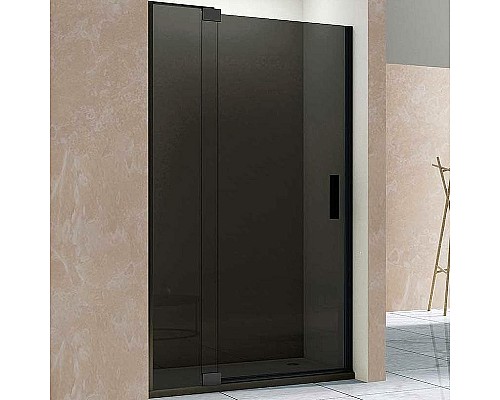 Душевая дверь Vincea Extra 100 VDP-1E9010CGB профиль Черный стекло тонированное