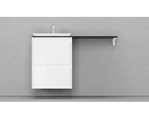 Тумба под раковину Velvex Klaufs 56 tpKLA.56.50.2Y-616.216 подвесная Белая