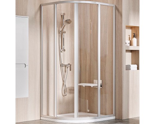 Душевой уголок Ravak Supernova SKCP4-90 90x90 профиль Сатин стекло Transparent