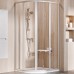 Душевой уголок Ravak Supernova SKCP4-90 90x90 профиль Сатин стекло Transparent