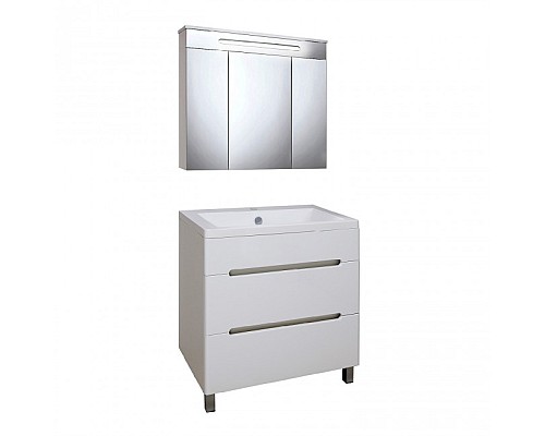 Тумба под раковину Runo ПАРМА 75 00000001141 напольная