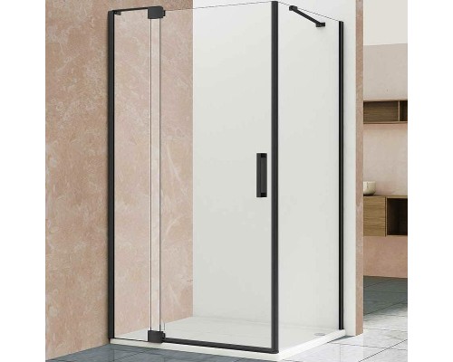 Душевой уголок Vincea Extra 120х90 VSR-1E111290CLB профиль Черный стекло прозрачное