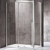 Душевой уголок Vincea Lugano 130х100 VSR-1L1013CL-1 профиль Хром стекло прозрачное