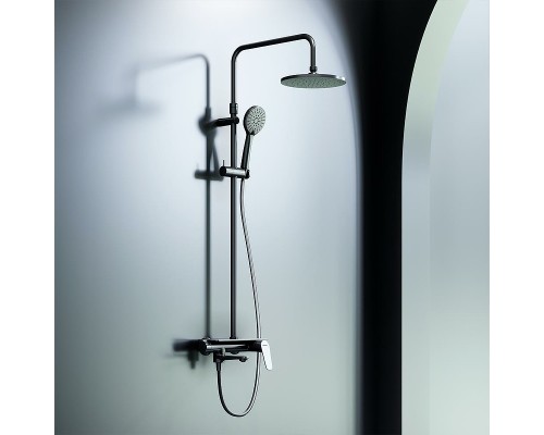 Душевая система Damixa Jupiter 977730300 Черная матовая