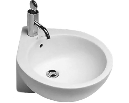 Раковина Hatria You and Me 46 R Y0H701 угловая Белая