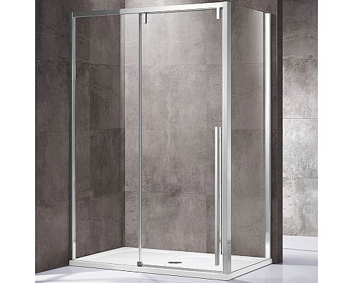 Душевой уголок Vincea Lugano 120х100 VSR-1L1012CL-1 профиль Хром стекло прозрачное