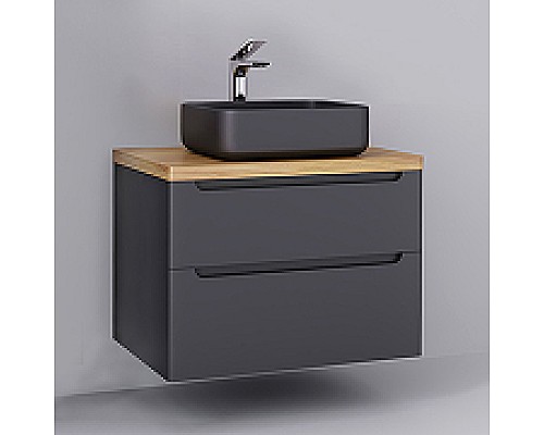 Тумба под раковину Jorno Wood 80 wood.01.80/P/GR подвесная Серая Тумба под раковину Jorno Wood 80 wood.01.80/P/GR подвесная Серая