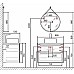 Тумба под раковину Jorno Wood 80 wood.01.80/P/GR подвесная Серая
