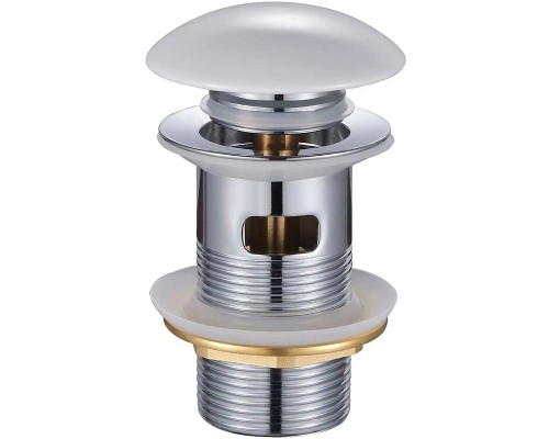 Донный клапан Orange X1-004w Click-clack Белый