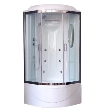Душевая кабина Royal Bath ВК 90x90 с гидромассажем задняя стенка Белая