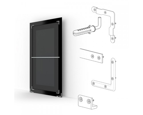 Зеркало Evoform Exclusive Floor 203х114 BY 6166 с фацетом в багетной раме - Византия бронза 99 мм