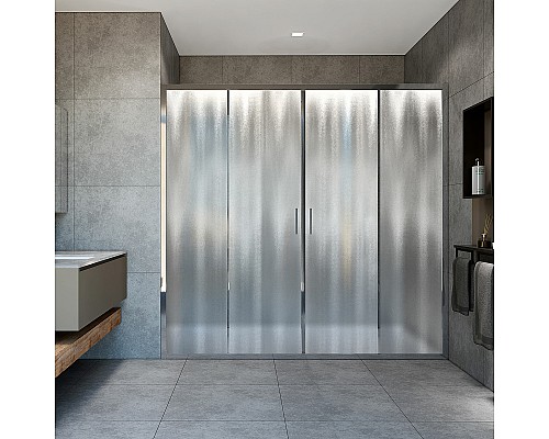 Душевая дверь Vincea Garda 180 VDS-1G2180CH профиль Хром стекло шиншилла