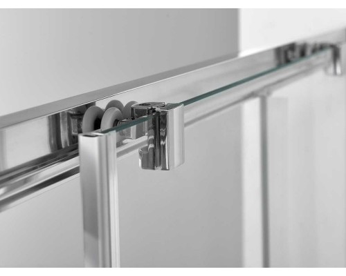 Душевой уголок Vincea Alpha 100x80 профиль Хром стекло текстурное