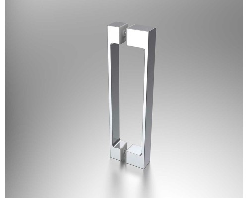 Душевой уголок Vincea Alpha 100x80 профиль Хром стекло текстурное