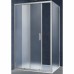 Душевой уголок Vincea Alpha 100x80 профиль Хром стекло текстурное