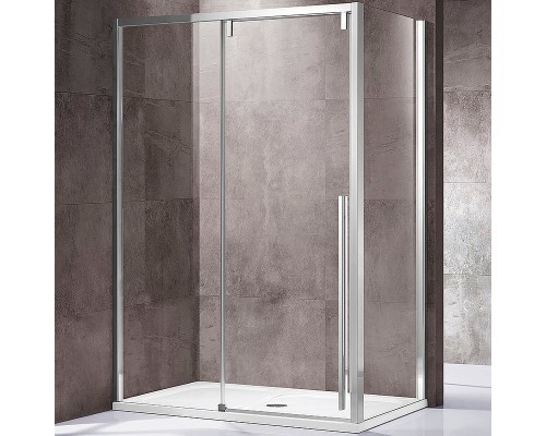 Душевой уголок Vincea Lugano 150х90 VSR-1L9015CL-1 профиль Хром стекло прозрачное