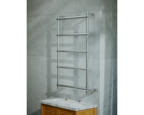 Полотенцесушитель электрический, хром, Margaroli Sole 5424705CRNB